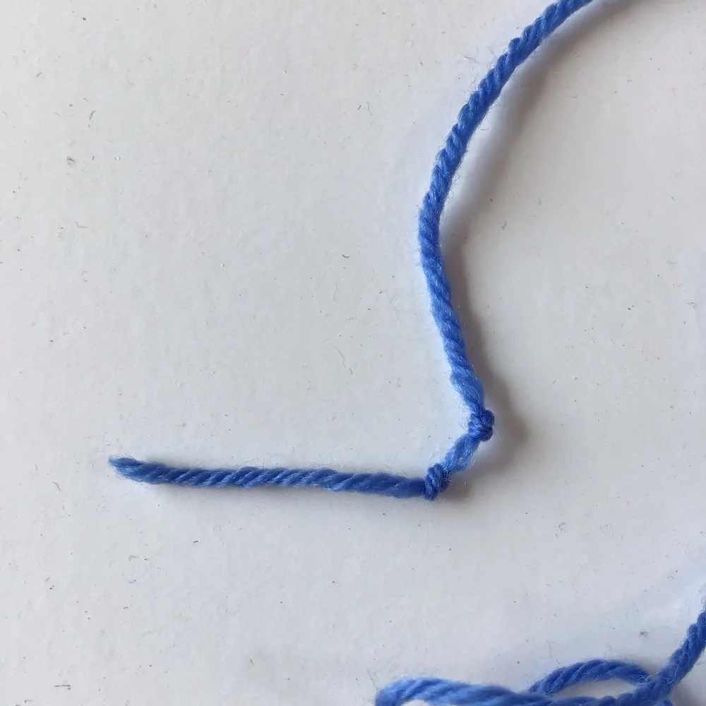 Handmade Crocheted Cat Toy Blue Fish With 32